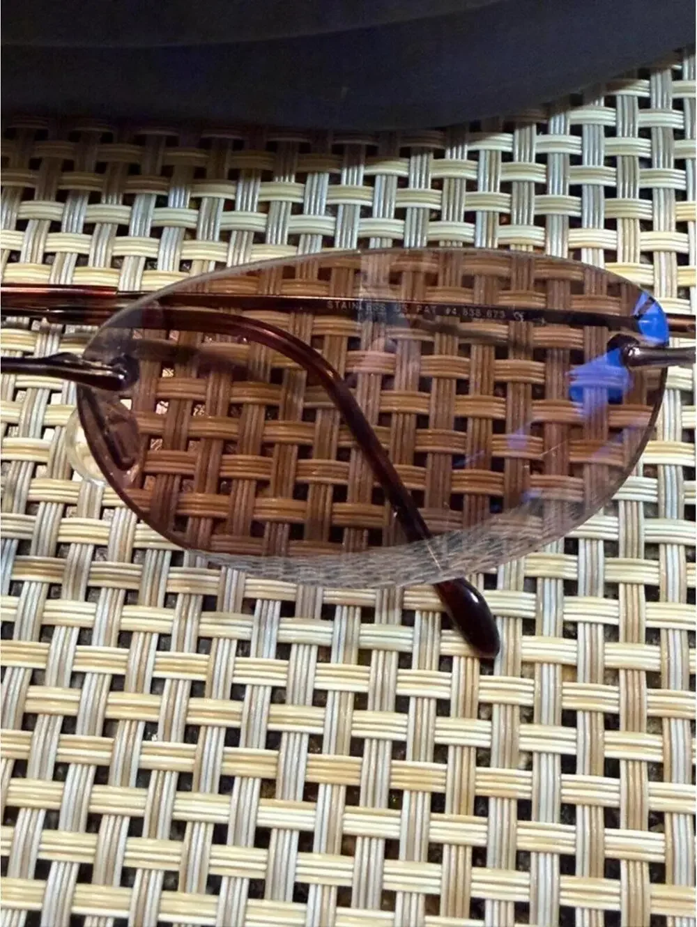 Maui Jim RIMLESS Copper Stainless Frame/ Bronze Lenses!